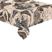 Load image into Gallery viewer, The Love Of Pug Pattern Background Tablecloth