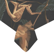 Load image into Gallery viewer, Monkey Hanging On The Tree Black Background Tablecloth