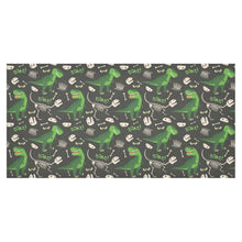 Load image into Gallery viewer, Cool Skeleton Of Wild Dinosaur Pattern Tablecloth