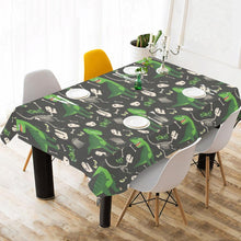 Load image into Gallery viewer, Cool Skeleton Of Wild Dinosaur Pattern Tablecloth