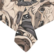 Load image into Gallery viewer, The Love Of Pug Pattern Background Tablecloth