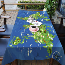 Load image into Gallery viewer, 3D World Map 684 Tablecloths Wallpaper AJ Wallpaper 
