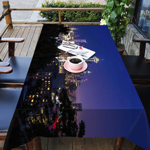 3D Colorful City 121 Tablecloths Wallpaper AJ Wallpaper 