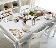 Load image into Gallery viewer, 3D Horses Carriage 1041 Tablecloths Wallpaper AJ Wallpaper 
