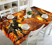 Load image into Gallery viewer, 3D Volcanic Dinosaurs 970 Tablecloths Wallpaper AJ Wallpaper 
