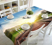 Load image into Gallery viewer, 3D Railway Scenery 882 Tablecloths Wallpaper AJ Wallpaper 
