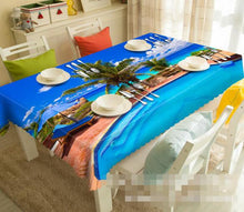 Load image into Gallery viewer, 3D Tropical Sea Scenery 1152 Tablecloths Wallpaper AJ Wallpaper 
