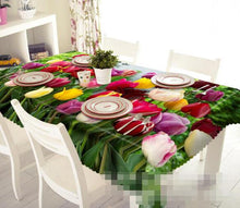 Load image into Gallery viewer, 3D Tulip Flowers 1299 Tablecloths Wallpaper AJ Wallpaper 
