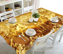 Load image into Gallery viewer, 3D Golden Horses 961 Tablecloths Wallpaper AJ Wallpaper 
