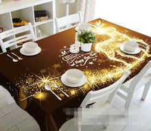 Load image into Gallery viewer, 3D Christmas Deer 1103 Tablecloths Wallpaper AJ Wallpaper 
