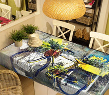 Load image into Gallery viewer, 3D Bike Flowers 183 Tablecloths Wallpaper AJ Wallpaper 
