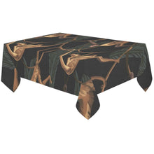 Load image into Gallery viewer, Monkey Hanging On The Tree Black Background Tablecloth
