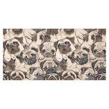 Load image into Gallery viewer, The Love Of Pug Pattern Background Tablecloth
