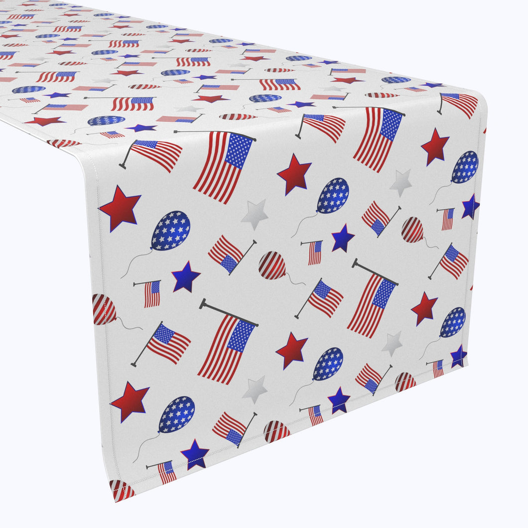 4th Of July Balloon Parade Design Table Runner