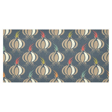 Load image into Gallery viewer, Cool Garlic On Dark Cyan Pattern Tablecloth
