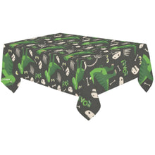 Load image into Gallery viewer, Cool Skeleton Of Wild Dinosaur Pattern Tablecloth

