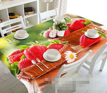 Load image into Gallery viewer, 3D Fresh Strawberries 1506 Tablecloths Wallpaper AJ Wallpaper 
