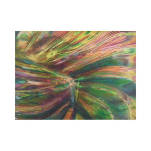 Abstract Colorful Glass Color Mixture Design Placemat