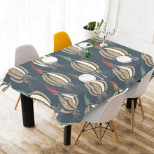 Load image into Gallery viewer, Cool Garlic On Dark Cyan Pattern Tablecloth
