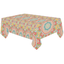 Load image into Gallery viewer, Light Colored Texture Of Indian Theme Tablecloth

