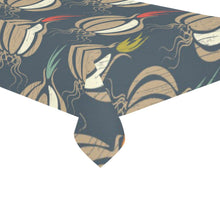 Load image into Gallery viewer, Cool Garlic On Dark Cyan Pattern Tablecloth
