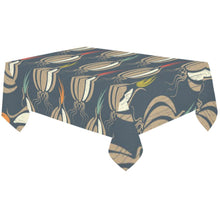 Load image into Gallery viewer, Cool Garlic On Dark Cyan Pattern Tablecloth
