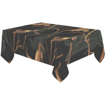 Load image into Gallery viewer, Monkey Hanging On The Tree Black Background Tablecloth
